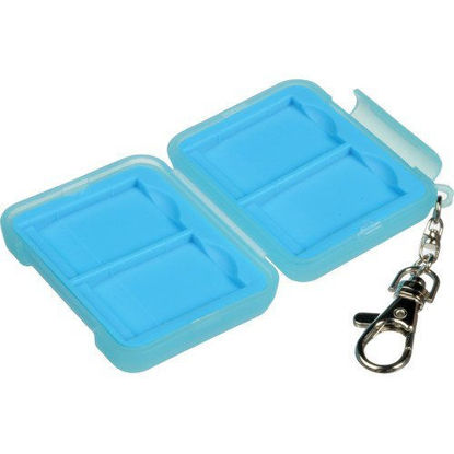 Picture of Ruggard Memory Card Case for 4 SD Cards (Light Blue)