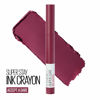 Picture of Maybelline Super Stay Ink Crayon Lipstick, Precision Tip Matte Lip Crayon with Built-in Sharpener, Longwear Up To 8Hrs, Accept A Dare, Wine Pink, 0.04 oz