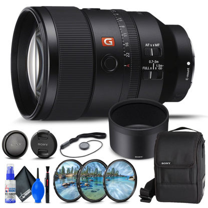 Picture of Sony FE 135mm f/1.8 GM Lens (SEL135F18GM) + Filter Kit + Lens Cap Keeper + Cleaning Kit + More