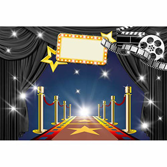 GetUSCart- AOFOTO 5x3ft Carnival Night Movie Premiere Backdrop Stars