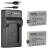 Picture of Kastar Battery (X2) & Slim USB Charger for LP-E5 LPE5 and EOS Rebel XS, Rebel T1i, Rebel XSi, 1000D, 500D, 450D, Kiss X3, Kiss X2, Kiss F Digital Camera, BG-E5 Grip