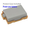 Picture of Kastar Battery (X2) & Slim USB Charger for LP-E5 LPE5 and EOS Rebel XS, Rebel T1i, Rebel XSi, 1000D, 500D, 450D, Kiss X3, Kiss X2, Kiss F Digital Camera, BG-E5 Grip