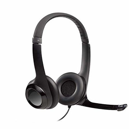 Picture of Logitech USB Headset H390 with Noise Cancelling Mic (Renewed)
