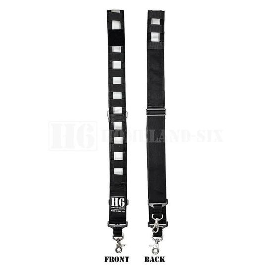 GetUSCart Homeland Six H6 Firefighter Radio Strap (Reflective Silver