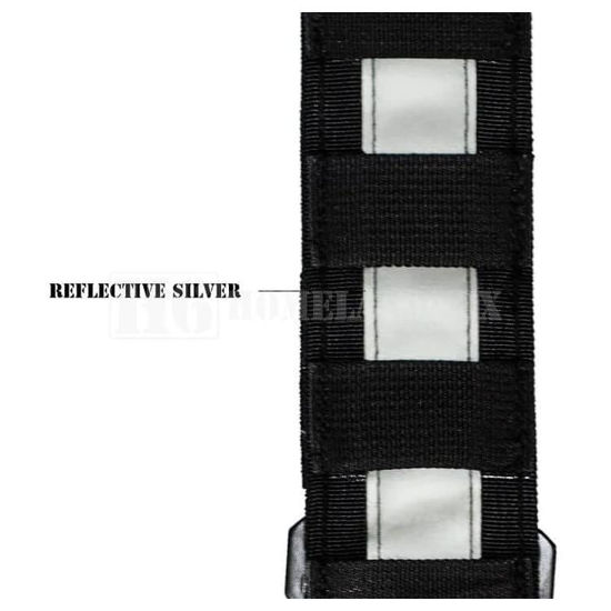 GetUSCart Homeland Six H6 Firefighter Radio Strap (Reflective Silver