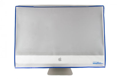 Picture of Dust and Water Resistant Silky Smooth Antistatic Vinyl iMac Monitor Dust Cover for 24" iMac 24W x16H x3(Top)/8(Bottom) D