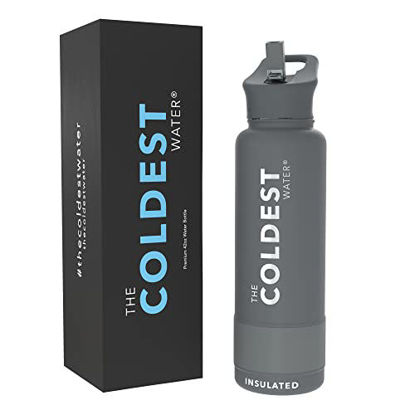 COLDEST Kids Water Bottle for School - 21 oz (Straw Lid), Insulated  Stainless Steel Reusable Leak-Proof for Girls, Boys