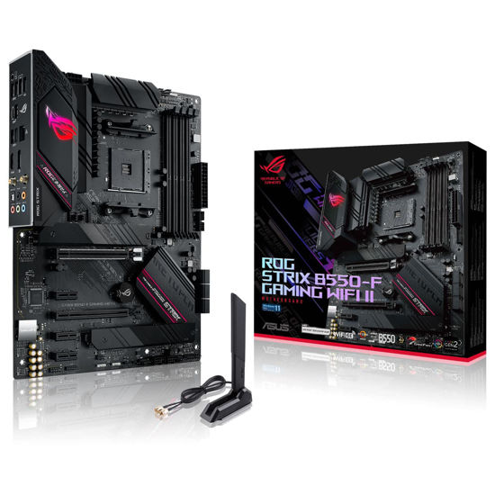 Picture of ASUS ROG Strix B550-F Gaming WiFi II AMD Socket AM4 ATX DDR4 Motherboard