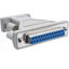 Picture of Serial/at Modem Adapter, DB9 Female to DB25 Female