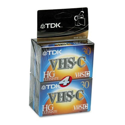 Picture of TDK38623 - TDK High Grade VHS-C Camcorder Videotape Cassette