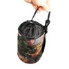 Picture of Foto&Tech Medium Size Extra Padding Easy Drawstring Closure Camouflage Neoprene Lens Pouch Bag Cover for Canon, Nikon, Sony, Panasonic, Fujifilm, Olympus, Pentax, Sigma with Foto&Tech Velvet Bag