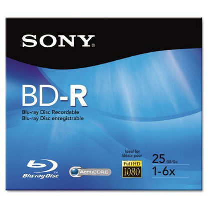 Picture of Sony BD-R Recordable Disc, 25GB, 2x