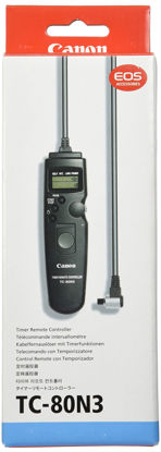 Picture of Canon TC-80N3 Timer Remote Controller for EOS 10D, 20D, 30D, 40D, 50D, 7D, 6D, 5D, 1D, 1Ds, D30, D60, 1V & 3 SLR Cameras