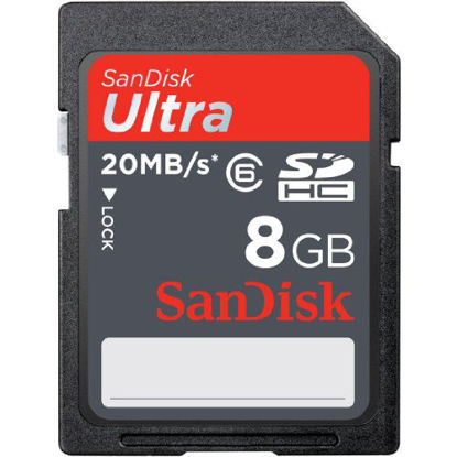 Picture of SanDisk ULTRA SDHC 8GB Class 4 Flash Memory Card SDSDRH-008G-A11