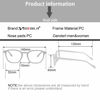 Picture of 5 Pack Blue Light Blocking Reading Glasses,Spring Hinge Computer Readers for Women Men,Anti UV Ray Filter Nerd Eyeglasses (Black, 2.50)