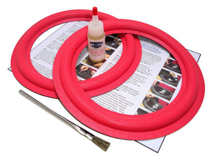 Picture of Springfield Speaker 10" Foam Surround Edge Repair Kit - 2 Speaker Kit - Compatible with Cerwin Vega 101W-2, 101W2, 101-W2, 102-WT, 102WT, 240-SE, 240SE, 250-SE, 250SE, AT-10, AT10, ATW-10, Many More