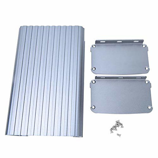 Picture of Heat Sink Cooling Module Aluminum Heatsink, Aluminum Cooling Case Enclosure Electronic DIY Instrument Project Box Case 55 x 95 x 150mm