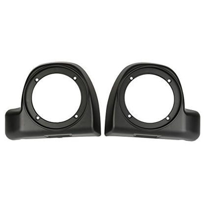 Picture of TCMT 6.5" Fairing Lower Speaker Boxes Fits for Harley Touring Models Road Glide Street Glide Electra Glide 2014-2022