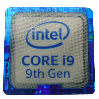 Picture of VATH Sticker Compatible with Core i9 9th Generation 18x18mm / 11/16" x 11/16" [997]
