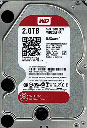 Picture of Western Digital WD20EFRX 2TB 3.5-inch SATA 6Gb/s 64MB Cache Hard Drive