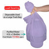 Picture of Lavender Plastic Tablecloths 2 Pack Lilac Disposable Table Covers 54 x 108 Inches Bridal Shower Party Tablecovers PEVA Mauve Table Cloths for BBQ Birthday Wedding Parties 8 ft Rectangle Table Use