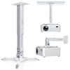 Picture of ONKRON Universal Ceiling Projector Mount Height Adjustable Mounting Bracket up to 22 LBS White K5A