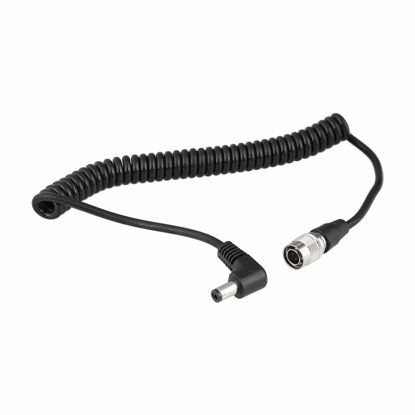 Picture of CAMVATE Coiled DC 2.5mm to 4-Pin Hirose Cable for Sound Devices - 2374