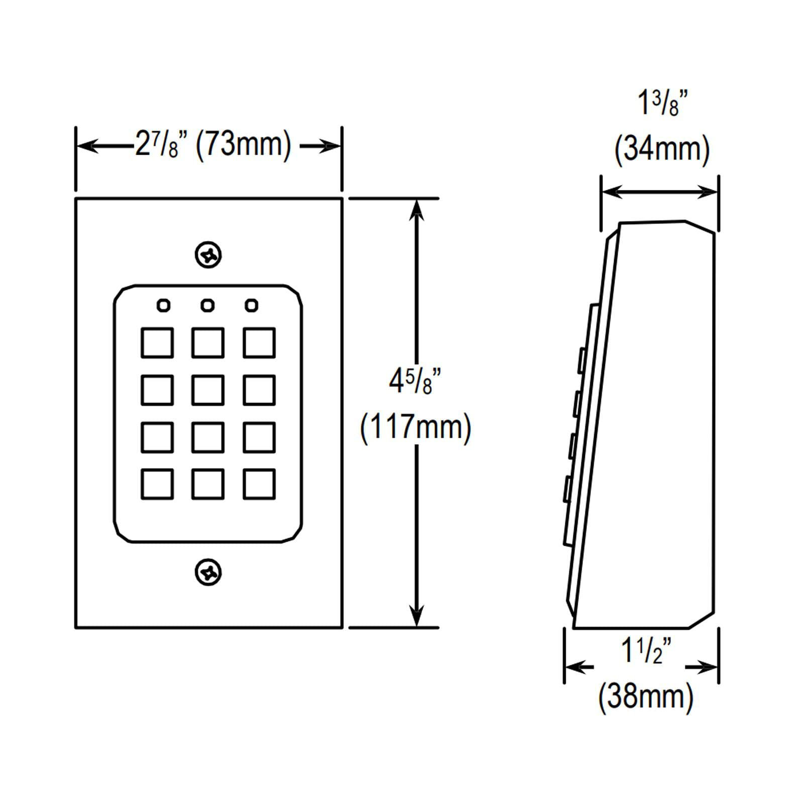 GetUSCart SecoLarm Enforcer Access Control Keypad with Proximity