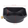 Picture of Acouto 37mm Square Lens Hood for DV Camcorder Digital Video Camera Lens Filter Portable Square Lens Hood Cover Shade Accessory (37mm)