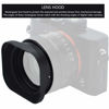Picture of Acouto 37mm Square Lens Hood for DV Camcorder Digital Video Camera Lens Filter Portable Square Lens Hood Cover Shade Accessory (37mm)