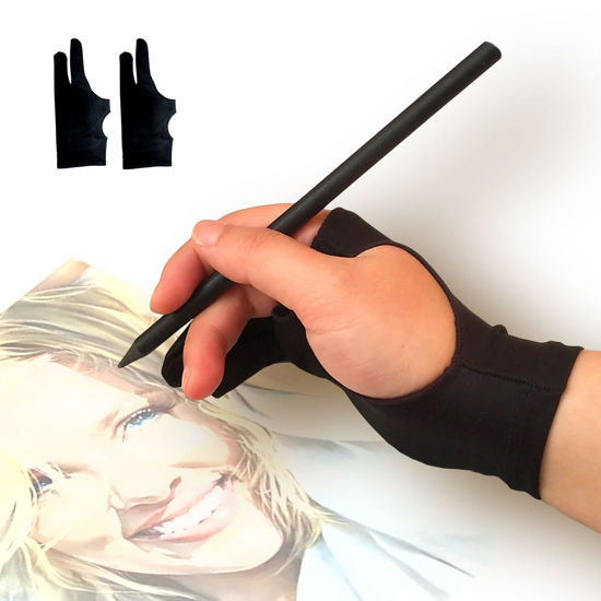 GetUSCart Drawing Glove, 3Layer Palm Rejection Digital Art Glove for