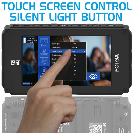 5inch FHD IPS DCI-P3 Wide Color Gamut Touchscreen Video