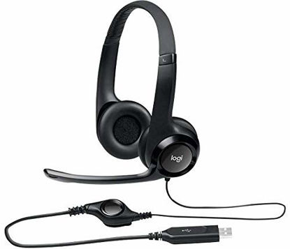 Picture of Logitech H390 Clearchat Comfort USB Headset (981-000014-ug)