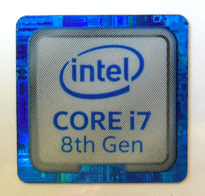 Picture of VATH Sticker Compatible with Core i7 8th Gen Sticker 18 x 18mm / 11/16" x 11/16" [968]