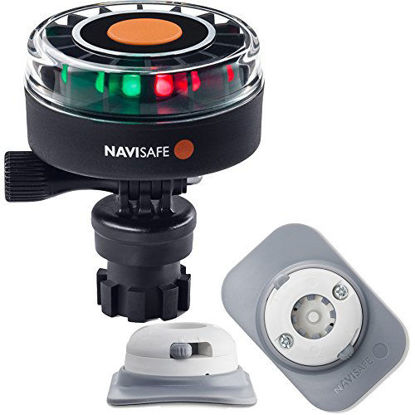 Picture of ''Navisafe" Navilight 2nm Tricolor W/Navimount Base & Rib Mount - White