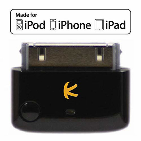 KOKKIA i10 (Black) : Apple MFi Certified Bluetooth Splitter Transmitter (to  2 Stereo Receivers).Compatible to Apple iPod,iPhone,iPad with 30-pin