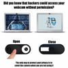 Picture of (California J.OS) 6PCS (Large Black Oval) Webcam Cover Slide Camera Privacy Security Protect Sticker for Phone Laptop