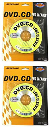 Picture of Set of 2 CD DVD CD-ROM Laser Lens Cleaner Compact Disc Dry Laser Lens Cleaning Kit