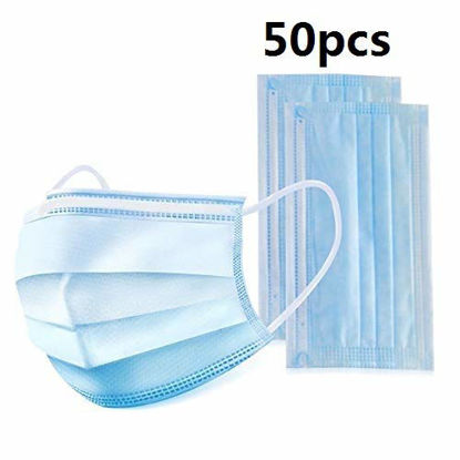 Picture of 50 PCS Earloop Disposable Medial Face Masks For dust protection,Personal Health