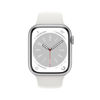 Picture of Apple Watch Series 8 (GPS, 45MM) Silver Aluminum Case with White Sport Band (Renewed)