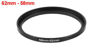 Picture of uxcell 62mm-58mm 62mm to 58mm Black Ring Adapter for Camera