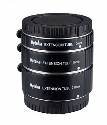 Picture of Opteka 3-Piece AF Macro Extension Tube Set 10mm/16mm/21mm for Nikon 1-Mount Lenses, J5, J4, J3, J2, J1, S2, S1, V3, V2, V1 and AW1 Digital Cameras