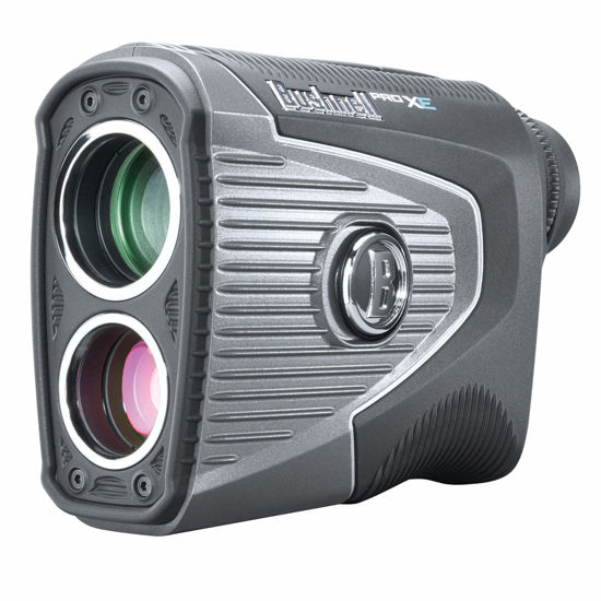 Picture of Bushnell Pro XE Golf Laser Rangefinder, Black/Silver, Large