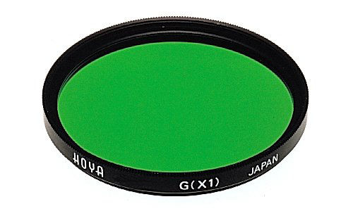 HOYA HMC X1 Green Filter - Circular Screw-in Sizes 46mm To 82mm For Cameras