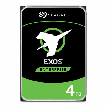 Picture of Seagate Exos 4TB Internal Hard Drive Enterprise HDD - 3.5 Inch 6Gb/s 7200 RPM 128MB Cache for Enterprise, Data Center - Frustration Free Packaging (ST4000NM0035)