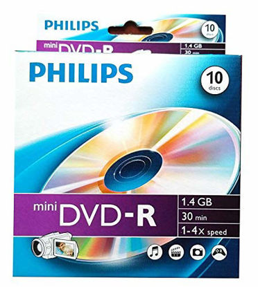 Picture of 10 Philips Mini Dvd-r for Sony/hitachi Cam