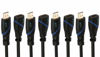 Picture of 3 FT (0.9 M) High Speed HDMI Cable Male to Female with Ethernet Black (3 Feet/0.9 Meters) Supports 4K 30Hz, 3D, 1080p and Audio Return CNE509853 (4 Pack)