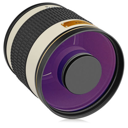 Picture of Opteka 500mm f/6.3 (with 2X- 1000mm) Telephoto Mirror Lens for Sony E-Mount a9, a7R, a7S, a7, a6600, a6500, a6400, a6300, a6000, a5100, a5000, a3000, NEX-7, NEX-6, 5T, 5N, 5R, 3N Mirrorless Cameras