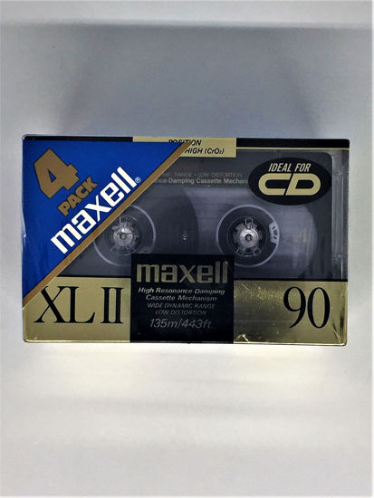 Maxell(R) Cassette Audio Tape, 90-Minute High Bias Standard, Pack Of 4  (Discontinued by Manufacturer)
