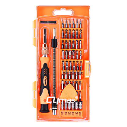 Picture of MEKBOK Precision Screwdriver Set, 58 in 1 with 54 Bits Magnetic Driver Kit,Electronics Repair &Disassemble Tool Kit for PC, iPhone 7,iPhone 6 and Other Smart Phone, Tablet,Game Console, Clock, etc.